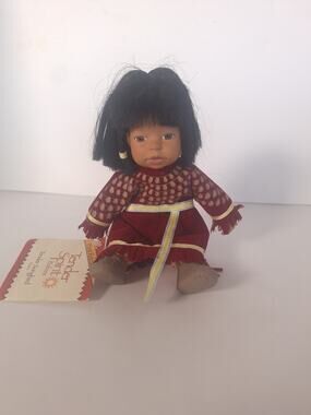 Vintage Tender Spirit Babies Sioux Ceramic Doll First Release Sandy 8”